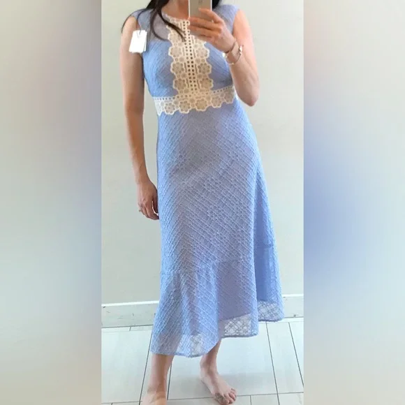Sandro Dresses Sandro Paris Lace Midi Dress Poshmark